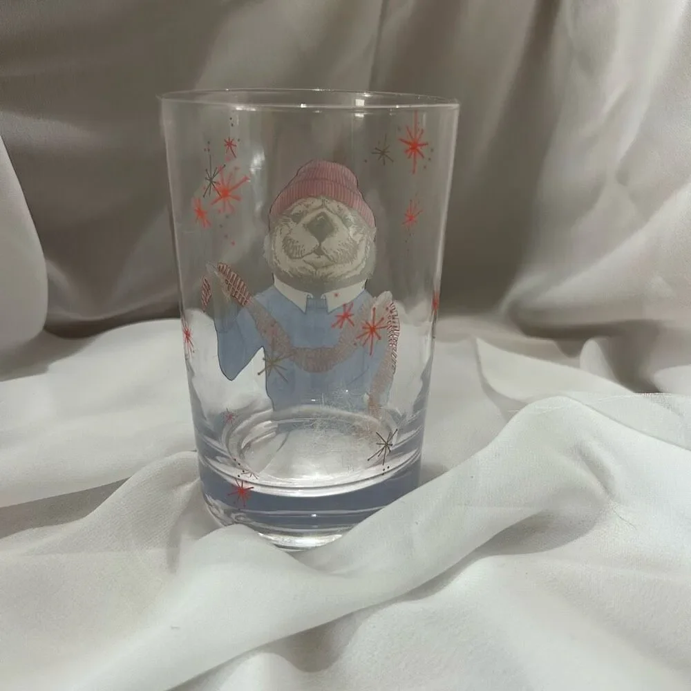 West End Dapper Otter Glass
